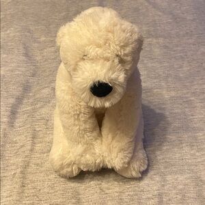Jellycat Perry The Polar Bear 8” Sitting Down Excellent Condition